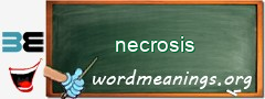 WordMeaning blackboard for necrosis